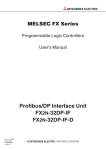 FX2N-32DP-IF Profibus-DP Interface Unit User`s Manual