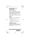 FP-RLY-420 FieldPoint Operating Instructions