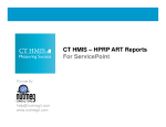 CT HMIS – HPRP ART Reports For ServicePoint