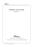 WIZ820io User Manual