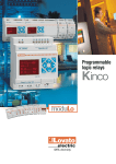 Leaflet - Programmable logic relays KINCO
