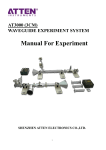 Manual For Experiment