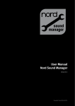 Nord Sound Manager English User Manual v6.7x