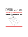 Sixty-One Manual for Serato Scratch Live 2.5.0