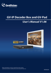 GV-IP Decoder Box and GV-Pad User`s Manual V1.06