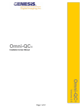 Omni-QC Manual 1-17-06 - Genesis Digital Imaging