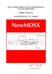 NewMDSX User`s Manual