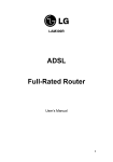 LAM300R ADSL Full-Rated Router