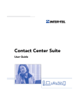 Contact Center Suite User Guide