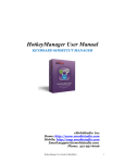 HotkeyManager User Manual KEYBOARD
