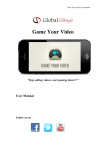 Game Your Video User Manual