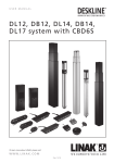 DL12, DB12, DL14, DB14, DL17 system with CBD6S