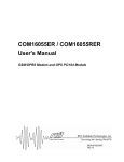 COM16055ER / COM16055RER User`s Manual