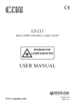 USER MANUAL - Nordisk Musik AB