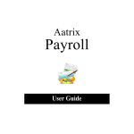 Payroll Series v12 Manual - Documentation