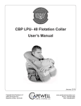 User`s Manual CBP LPU- 40 Flotation Collar