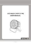 LIGHT( C+W) USER MANUAL LED WASH