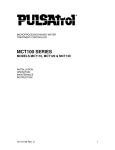 PULSAtrol MCT100 Series IOM