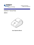 Intell-Print™ Thermal Printer OM7212 User Operation Manual