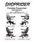 Driving Your Shoprider Portable Powerchair