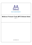 Mellanox Firmware Tools (MFT) Release Notes for Linux.book