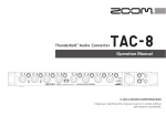 TAC-8 Operation Manual