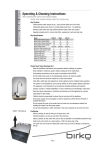 Birko DownUnder User Manual - Industry Surplus Australia