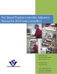 PLC Traction Adjusters 2010 Manual (Rev 1_00)