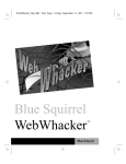 Using WebWhacker