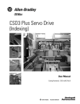 CSD3 Plus Servo Drive (Indexing)