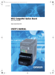 MX2 CompoNet Option Board USER`S MANUAL - Innovative-IDM