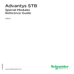 Advantys STB - Special Modules - Reference