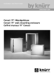 by knürr Conact 19``-Wandgehäuse Conact 19`` wall