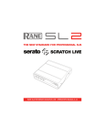 SL2 Manual for Serato Scratch Live 2.4.4 - Dj