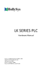 LK SERIES PLC – HARDWARE MANUAL