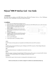 Polycom® KIRK IP Interface Card