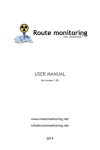 USER MANUAL for v1.53 - Route monitoring za Android
