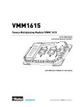 Vansco Instruction Book