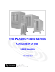 the plasmon 8000 series autoloader lf 8120 user manual