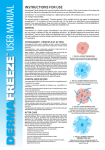 Dermafreeze User Manual