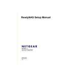 ReadyNAS Setup Manual