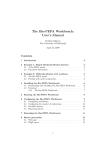 The Bio-PEPA Workbench: User`s Manual