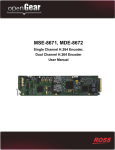 MSE-8671 and MDE-8672 User Manual