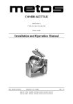 COMBI-KETTLE Installation and Operation Manual