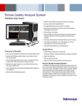Picture Quality Analysis System - PQA600