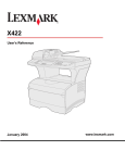 X422 MFP User`s Reference