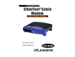 EtherFast® Cable Modem