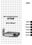 User`s Manual - Projector Central