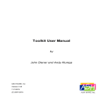 Toolkit User Manual