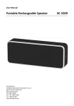 Portable Rechargeable Speaker XC-5209